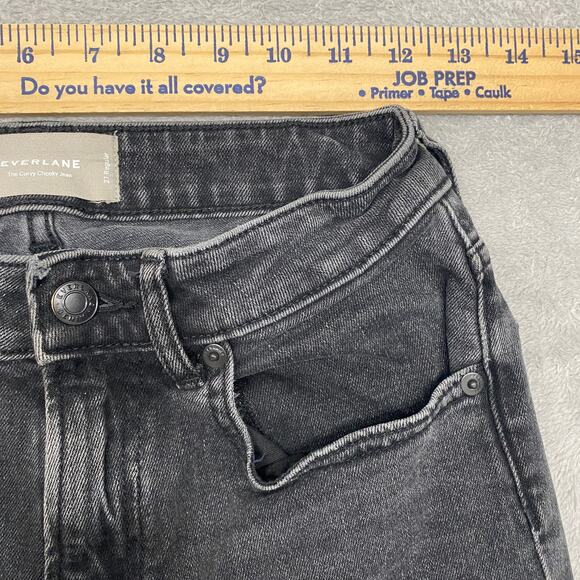 Everlane Jeans Womens 27 Regular Black The Curvy Cheeky Jean‎ Organic Cotton - Picture 4 of 9